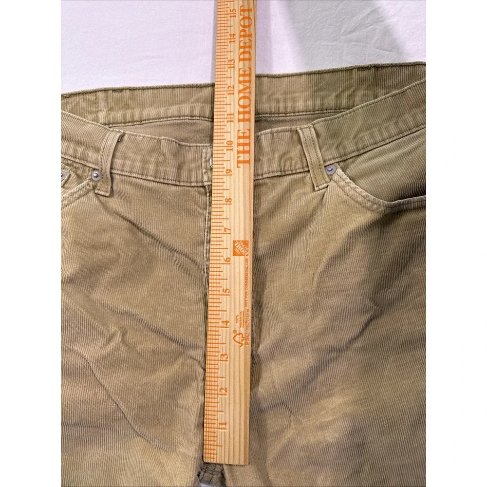 Levi's 511 Corduroy Pants  Men's 38X30 TAN Slim Fit Classic Modern Casual PREPPY